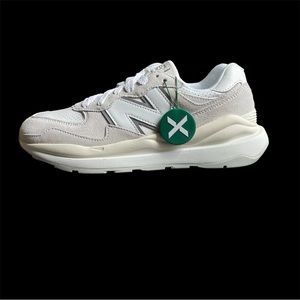 New Balance StockX Verified 57/40 White Sea Salt Silver Metallic